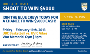 UBC Basketball Shoot to Win!