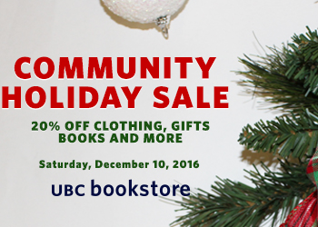 UBC Bookstore Community Holiday Sale