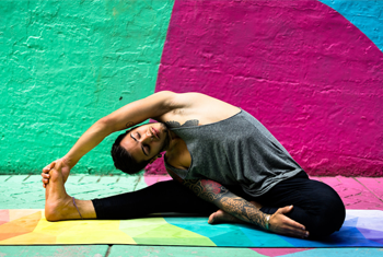 Flow Yoga at the UBC Bookstore
