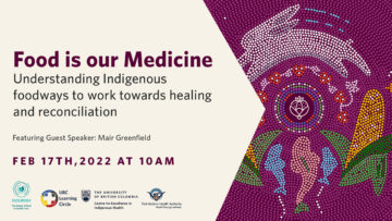Food is Our Medicine: Understanding Indigenous foodways to work towards healing and reconciliation with Mair Greenfield