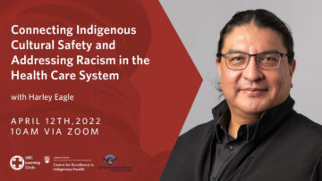 Connecting Indigenous Cultural Safety and Addressing Racism in the Health Care System with Harley Eagle
