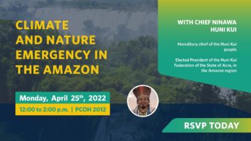 Climate and Nature Emergency in the Amazon