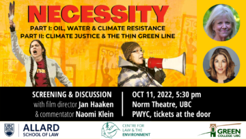NECESSITY: Documentary Screening and Discussion