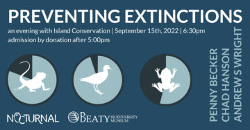Nocturnal: Preventing Extinctions – An evening with Island Conservation
