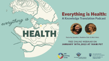 Everything is Health: A Knowledge Translation Podcast with Madeline Elder and Nick Ubels