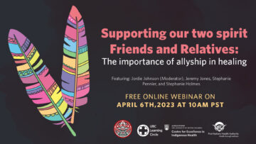 Supporting our Two Spirit Friends and Relatives: The importance of allyship in healing