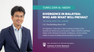 Tunku Zain Al‘Abidin: “Divergence in Malaysia: Who and what will prevail?”
