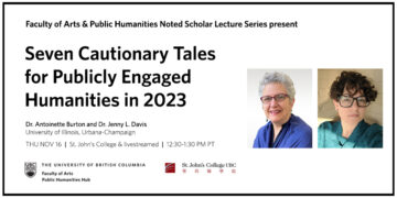 Seven Cautionary Tales for Publicly Engaged Humanities in 2023