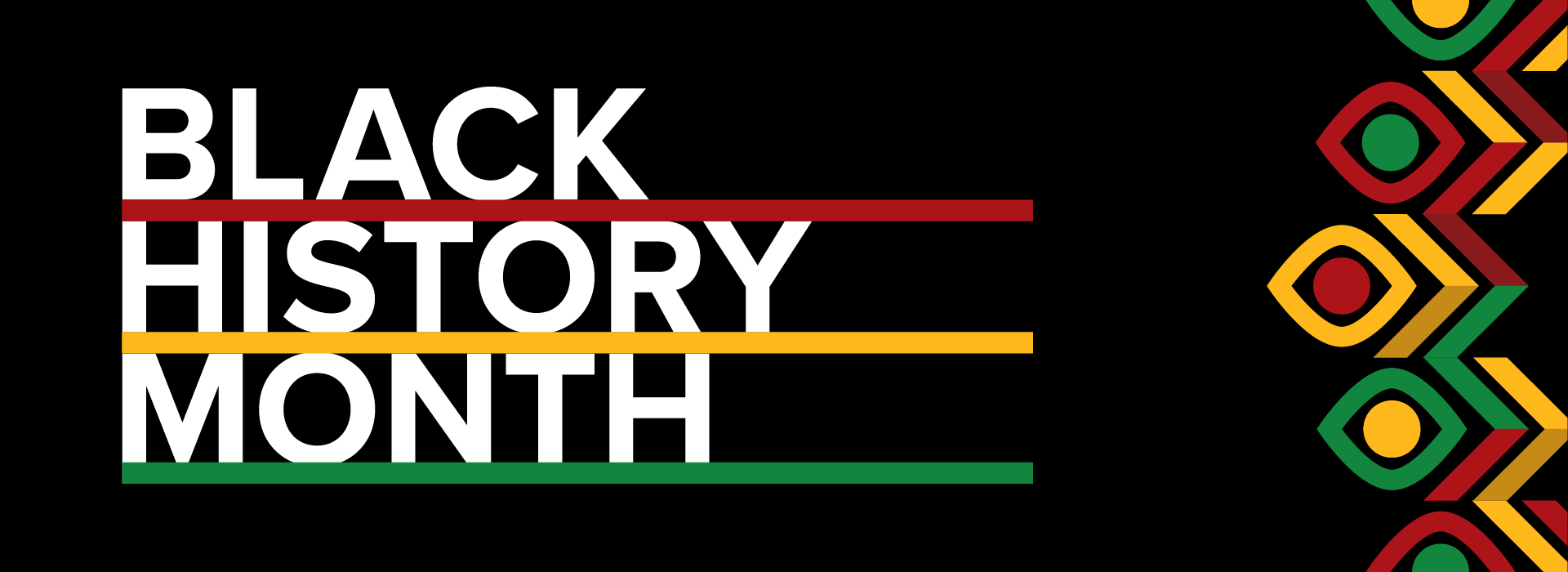 Black History Month banner