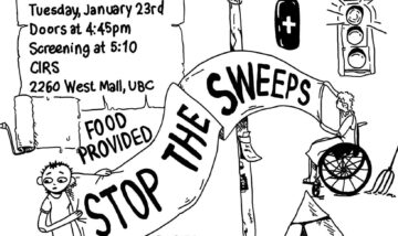 Stop the Sweeps: Climate Justice & Caring for Our Unhoused Neighbours