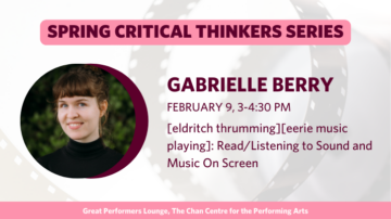 Critical Thinkers Series: Gabrielle Berry