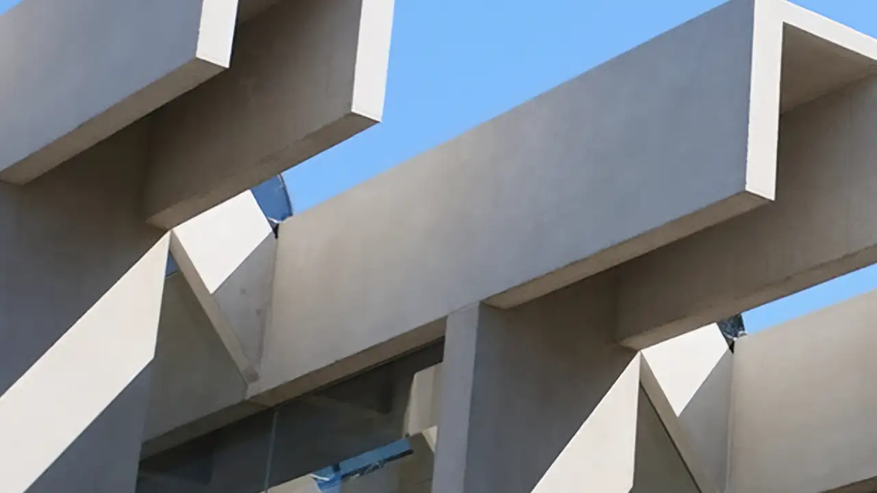 close up of architectural details on the Museum of Anthropology