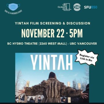 Yintah Film Screening & Dialogue