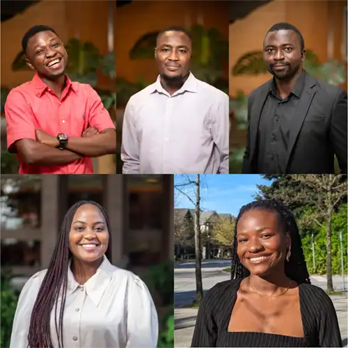 Collage of Black student portraits
