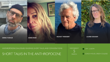 Short Talks in the Anthropocene