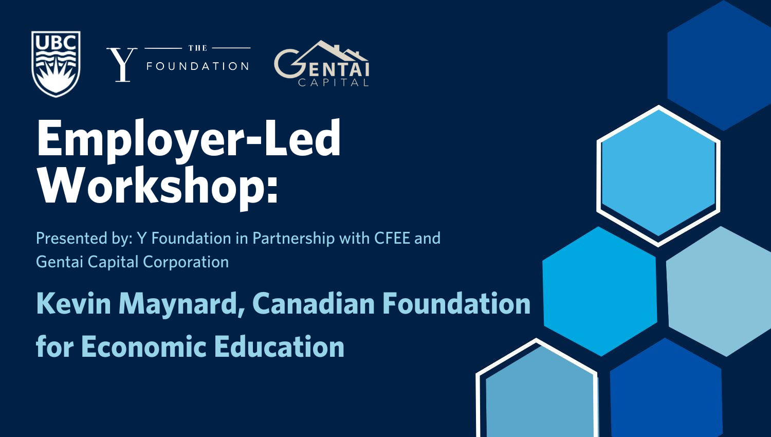 Financial Literacy for Students: Presented by Y Foundation in Partnership with CFEE and Gentai Capital Corporation