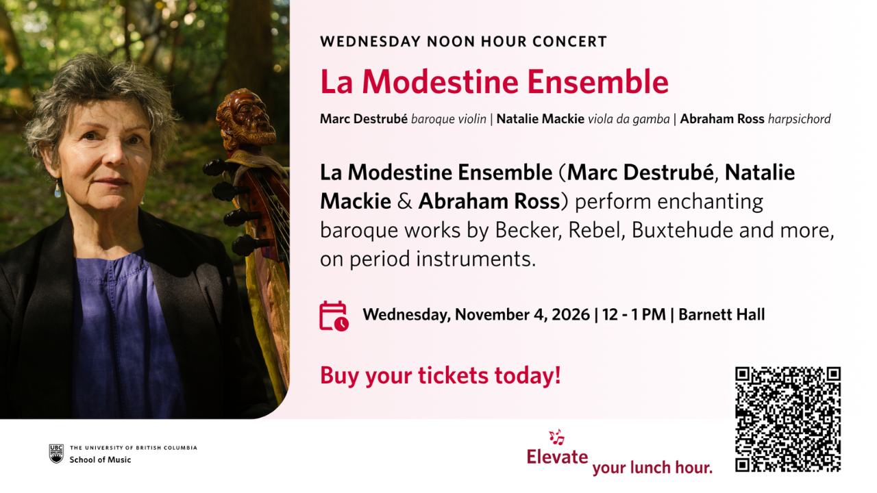 Wednesday Noon Hours: La Modestine Ensemble